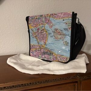 Black Stockholm shoulder / travel bag